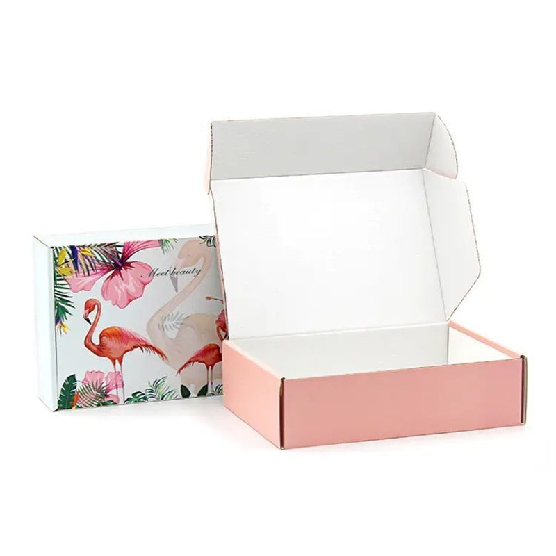 Corrugated Cardboard Packaging Gift Box Shipping Mailer Boxes Custom Logo Printed