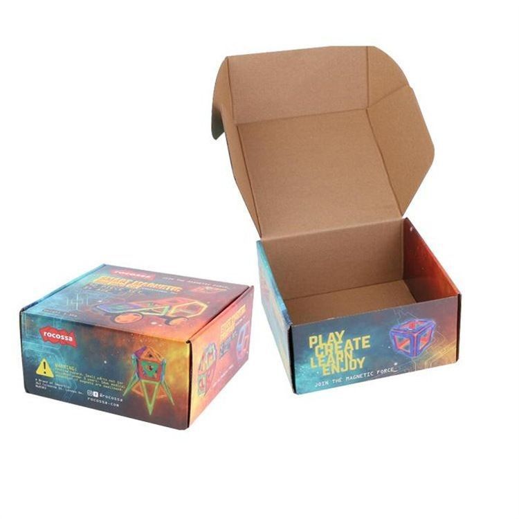 Recyclable Corrugated Cardboard Paper Carton Box Eco Friendly 3 Layers Gift Packaging Box