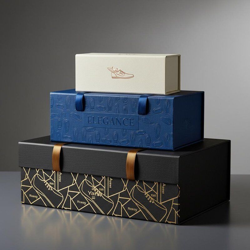 Stylish Hot Stamping Gift Box with Spot UV Embossing and Debossing for Elegant Packaging