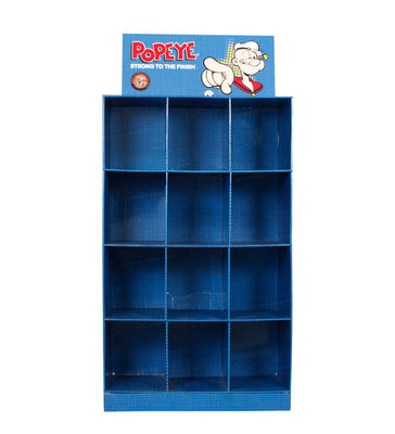 Custom Retail Store Promotion Paper Display Racks POP Free Standing Floor Corrugated Stand Cardboard Display