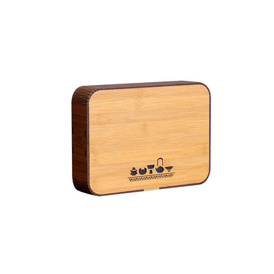 Embossing Glossy Wooden Box Packaging For Tea Bag Storage Thickened