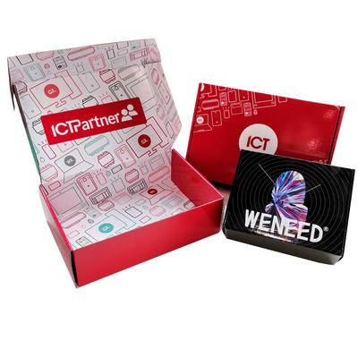 Thickened Luxury Rigid Box Packaging , Foldable Corrugated Cardboard Gift Boxes